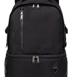 Insulated Cooler Backpack 38/42 Cans Double Deck Leakproof Lightweight Soft Lunch Backpack Small Cooler Bag Beach Picnic