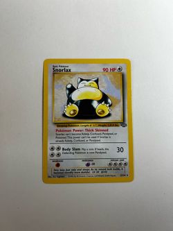 Pokémon Snorlax (27) - Jungle (JU) NON-HOLO Pokemon