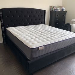 King  Size Bed Frame With Mattress Included 