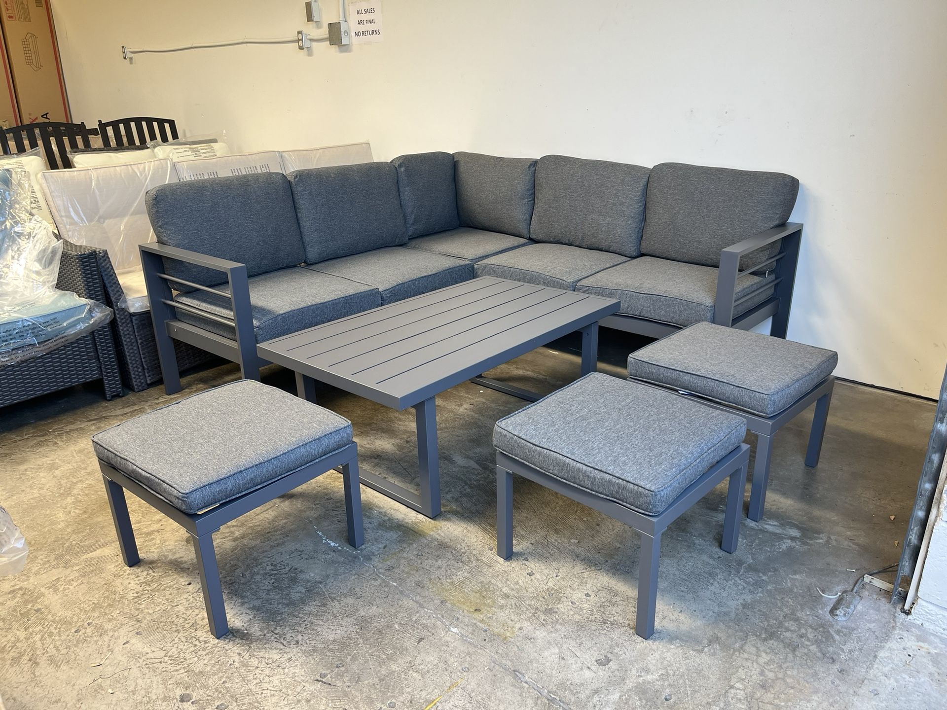 Aluminum Patio Furniture Set