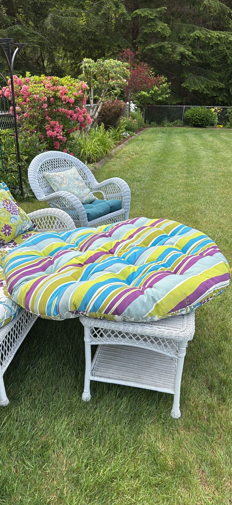 Reversible Papasan Chair Cushion