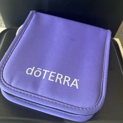 Doterra Purple 49 Sample Essential Oil Zippered Carrying Case W/O Vials