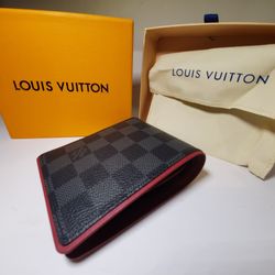 Louis Vuitton Red Damier Wallet💋