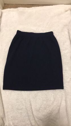 St. John navy blue pencil skirt size 10