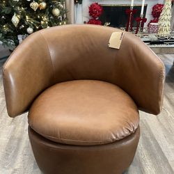 West Elm Crescent Swivel Chair 