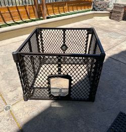 Black Pet Playpen with Door
