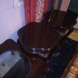 A Coffee Table And Two End Tables For Sale