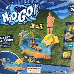 BESTWAY H2O GO SEA LIFE PLAY CENTER , NEW IN SEALED BOX. Water Capacity 72gal.