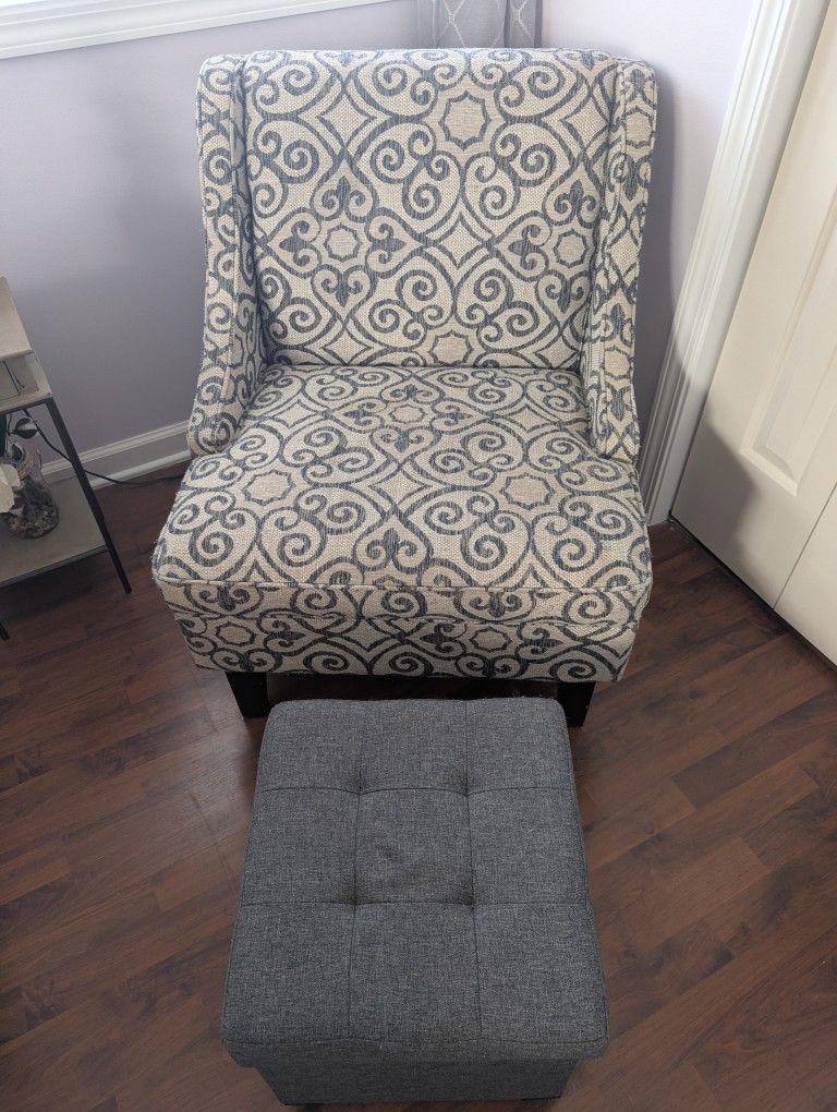 Ashley Furniture Chair and Ottoman
