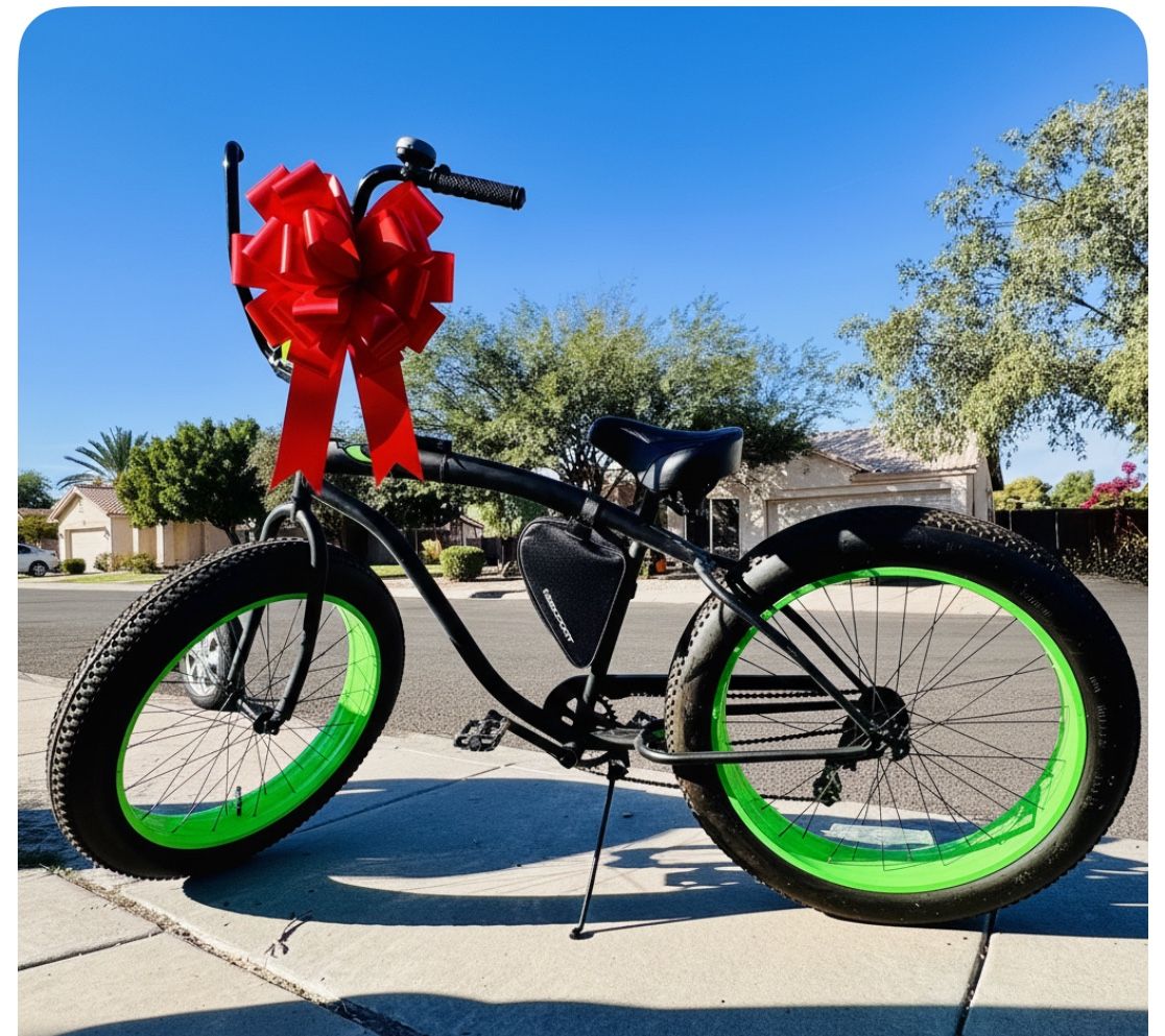 Bicycle - Fat Tire Cruiser Bike By Siik Brand