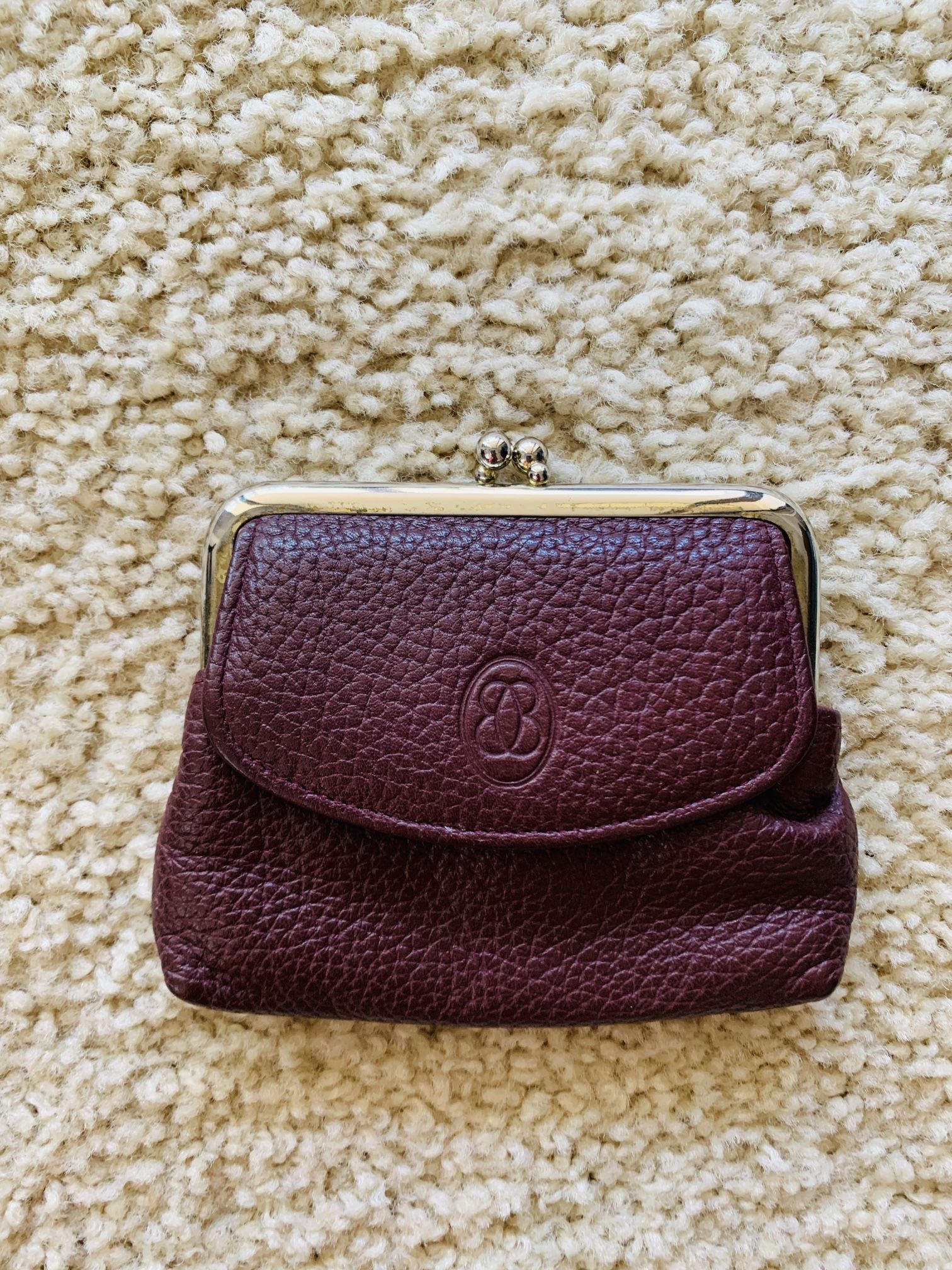 Buxton Leather Coin Purse for $14