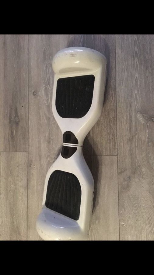 White Hoverboard with Case