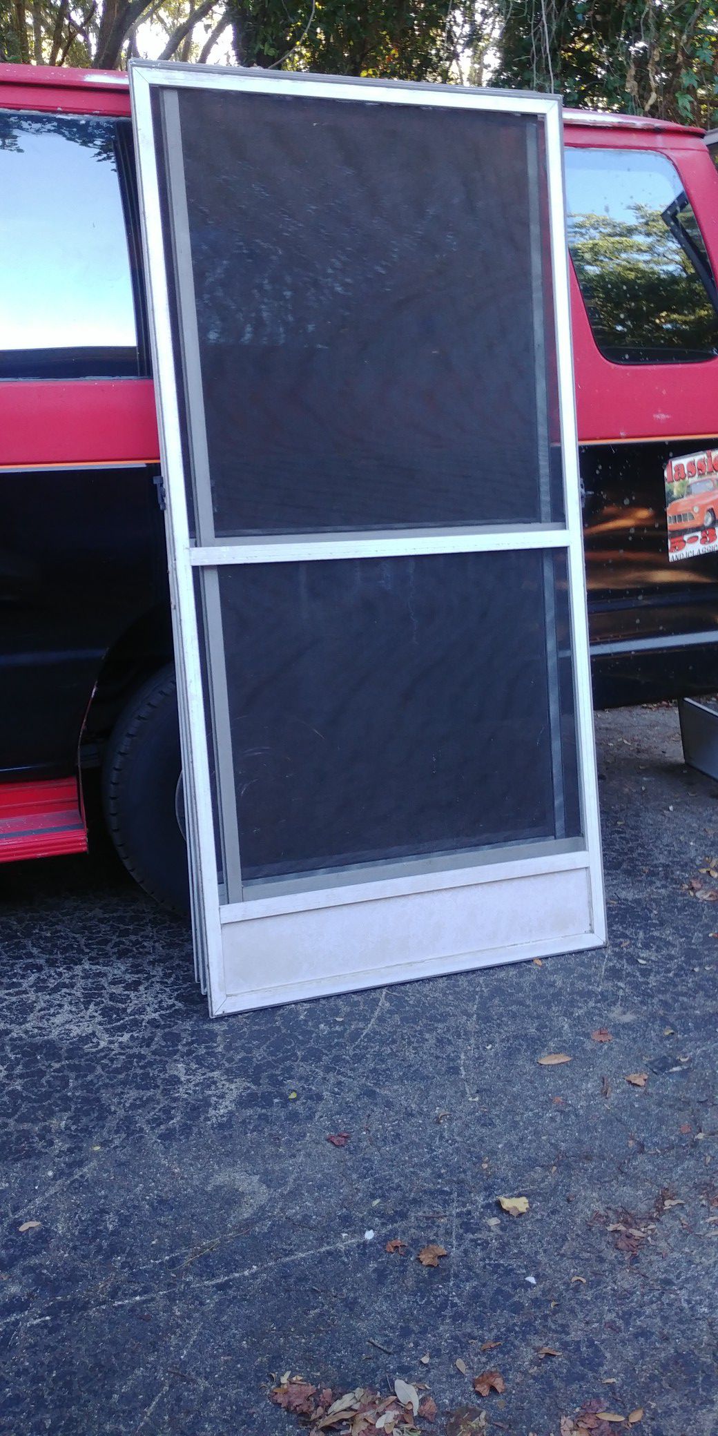 Garage screen doors