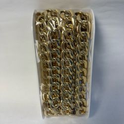 Golden Tone Links Chain NWT