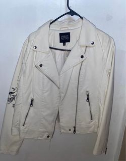 White floral jacket