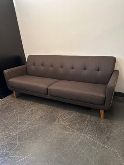 Mør Dark Brown Mid-Century Sofa