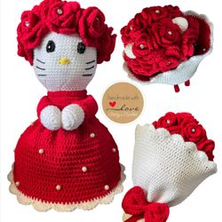 Bonito Ramo De Rosas A Crochet Con Sorpresa  A Buen Precio A $115