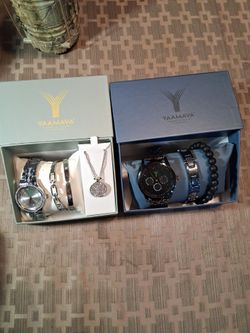 Brand New Yaamava Resort & Casino His & Hers Watch & Jewelry Gift Sets (2 Boxes)