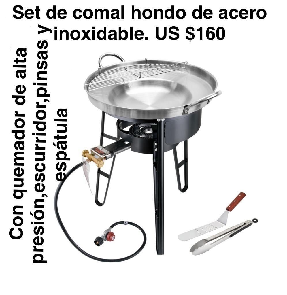 Set De Comal Hondo Para Enchiladas Con 6 Piezas Incluidas
