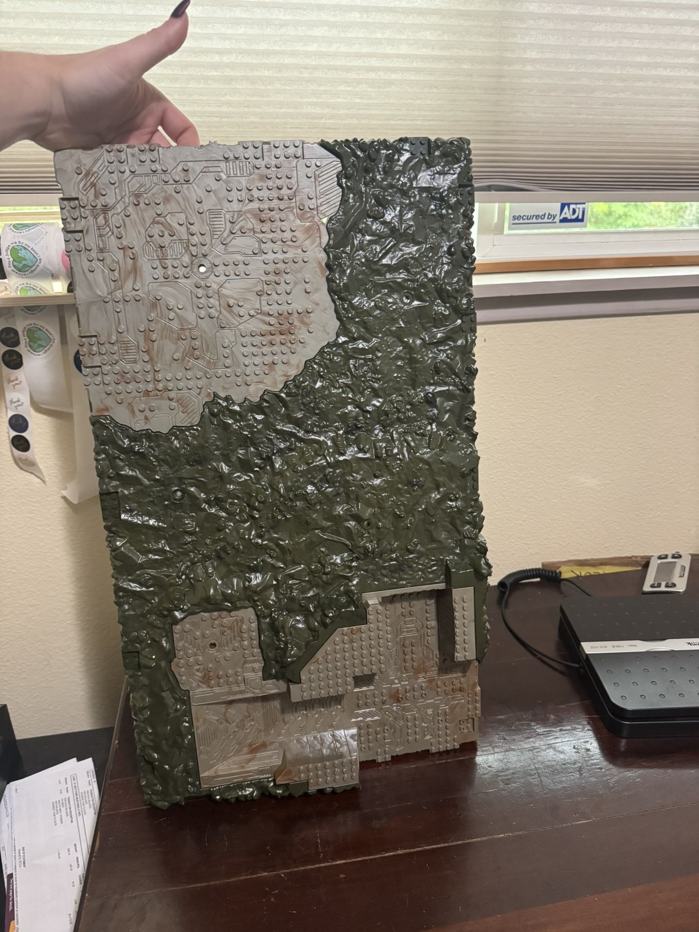 Halo Battlescape Camo Green Terrain Large Base Plate 23x13 Mega Bloks