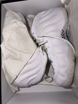 Nike Foamposite white on white