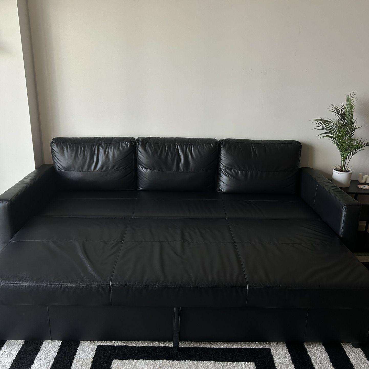 IKEA Friheten Sleeper Sofa Black 