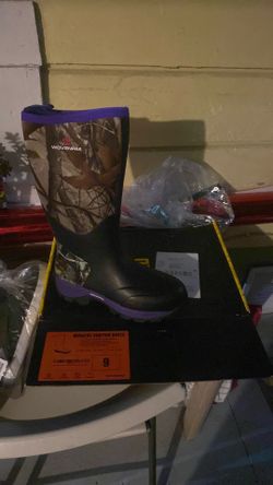 WOVENPAK Women's Waterproof Neoprene Insulated Rubber Mud and Hunting Boots