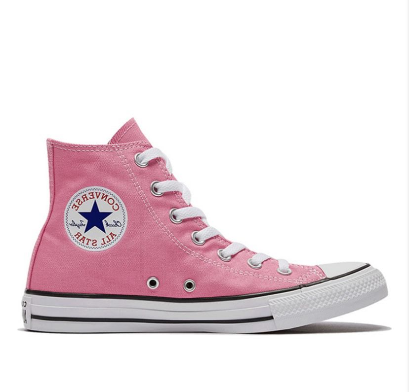 Pink Hightop Converse