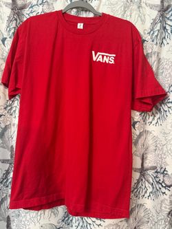 Vans Classic Logo Red T-Shirt XL