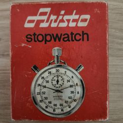 Vintage Aristo Mechanical Wind Up Stop Watch with the Box