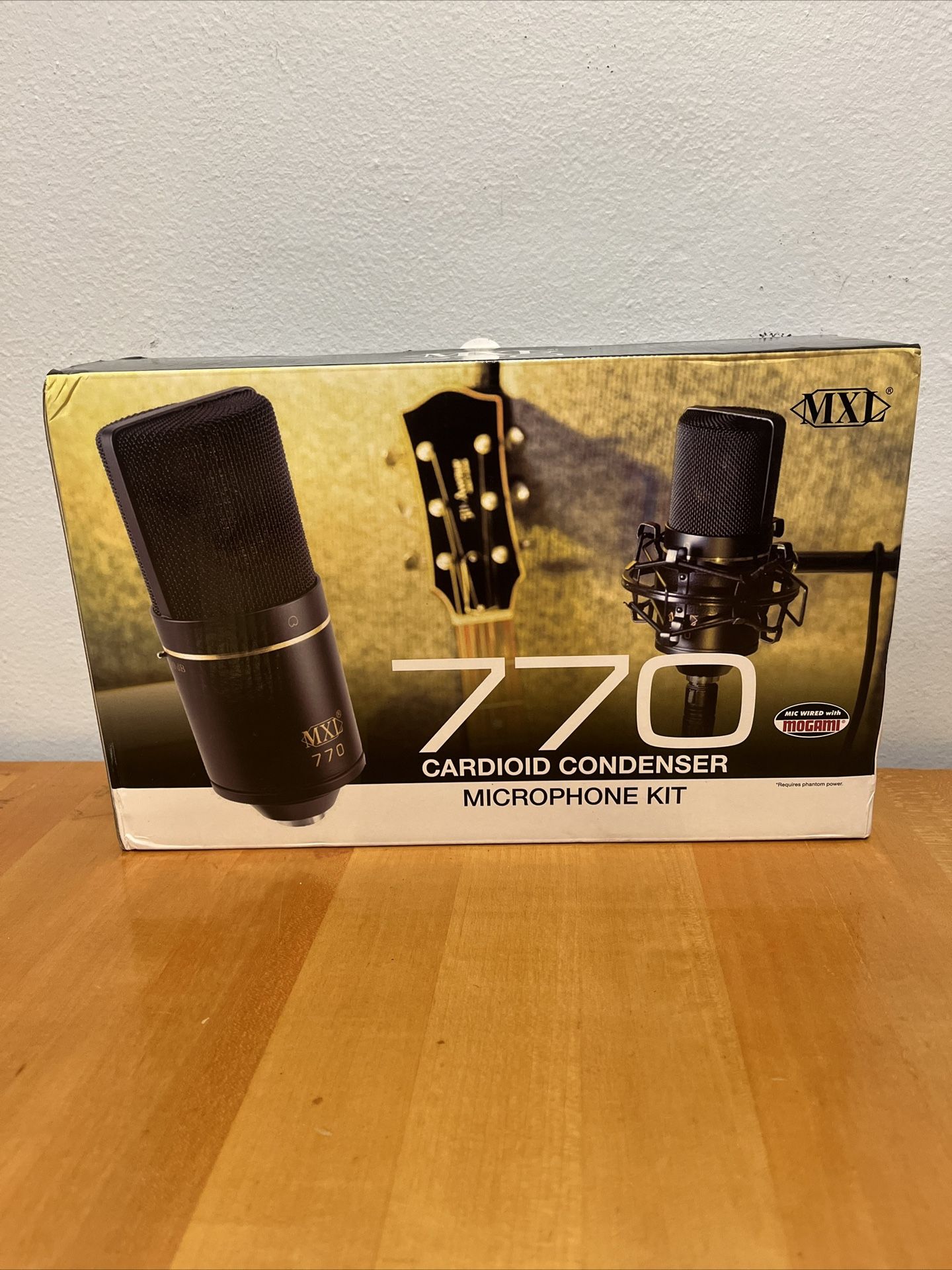 MXL 770- Cardiod Condenser Microphone-black 