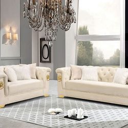 2 PC SOFA AND LOVESEAT NEW IN BOX