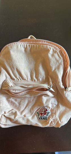 Vans Mini Backpack with Rose Patch