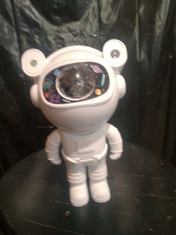 Astronaut Galaxy Star Projector Night Light With Speaker