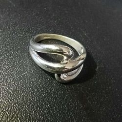 STAMPED STERLING SILVER 926 JEWELRY INFINITY RING