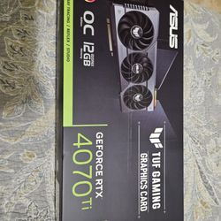 ASUS TUF GAMING  GEFORCE RTX 4070TI OC EDITION 