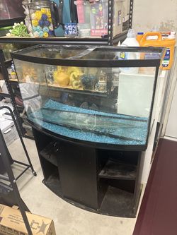 Aquarium and stand 40 gallon