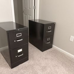 2 File Cabinets For Office Or Home