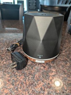 Sparia Ceramic Ultrasonic Essential Oil Diffuser for Aromatherapy, Matte Black w/ essential oils