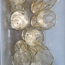 Gold/Metal Glass Tube Holders