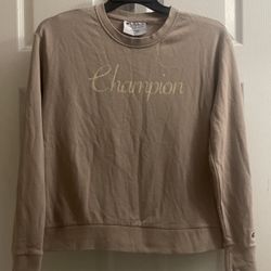 Brand New Athletic Wear Taupe Champion Sweatshirt Size Small 