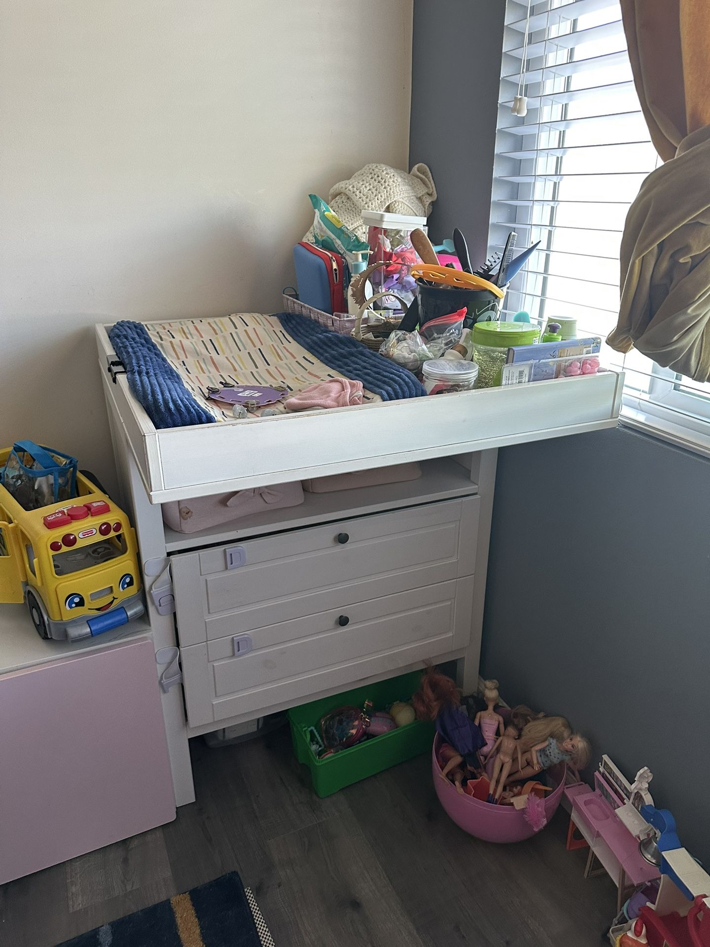 Changing Table And Dresser 