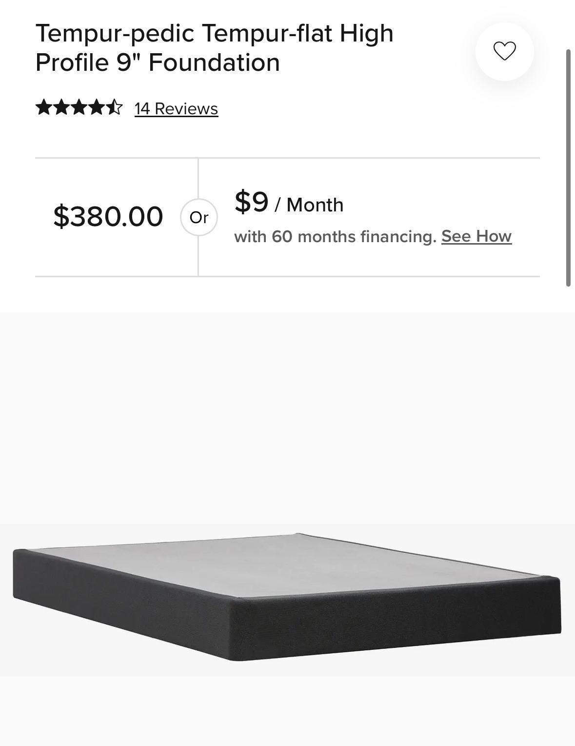 Flat Foundation 9” Queen