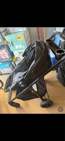Black stroller
