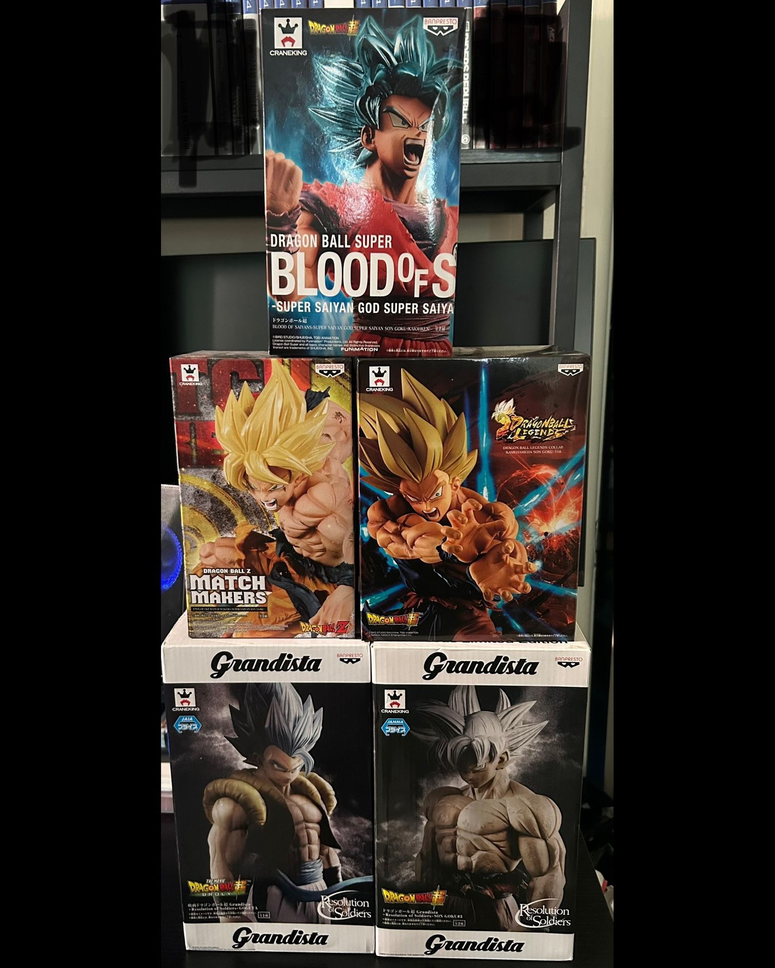 [Local pickup!] Dragon ball Z/ Dragon Ball Super/ and Dragon ball Legends statues collectibles Lot!