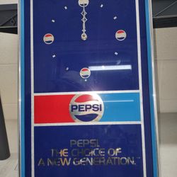 Vintage Pepsi Clock 