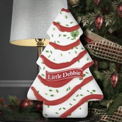 Little Debbie Christmas Tree Cake Blow Mold LED Lighting 22 Inches Tall - NEW