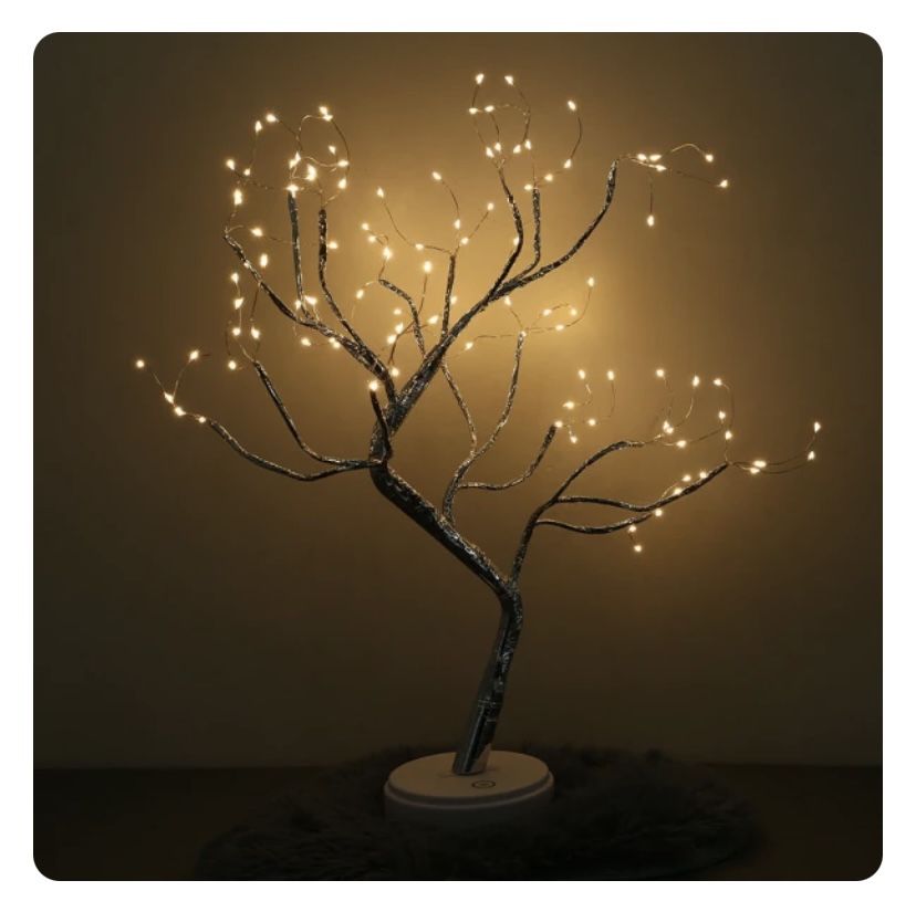 Small Lit Tree Lamps For Centerpieces Or Bedroom - Sets Of 2 Or All 12