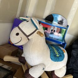 MOVING MUST GO! Baby Boy Rocking Horse! 