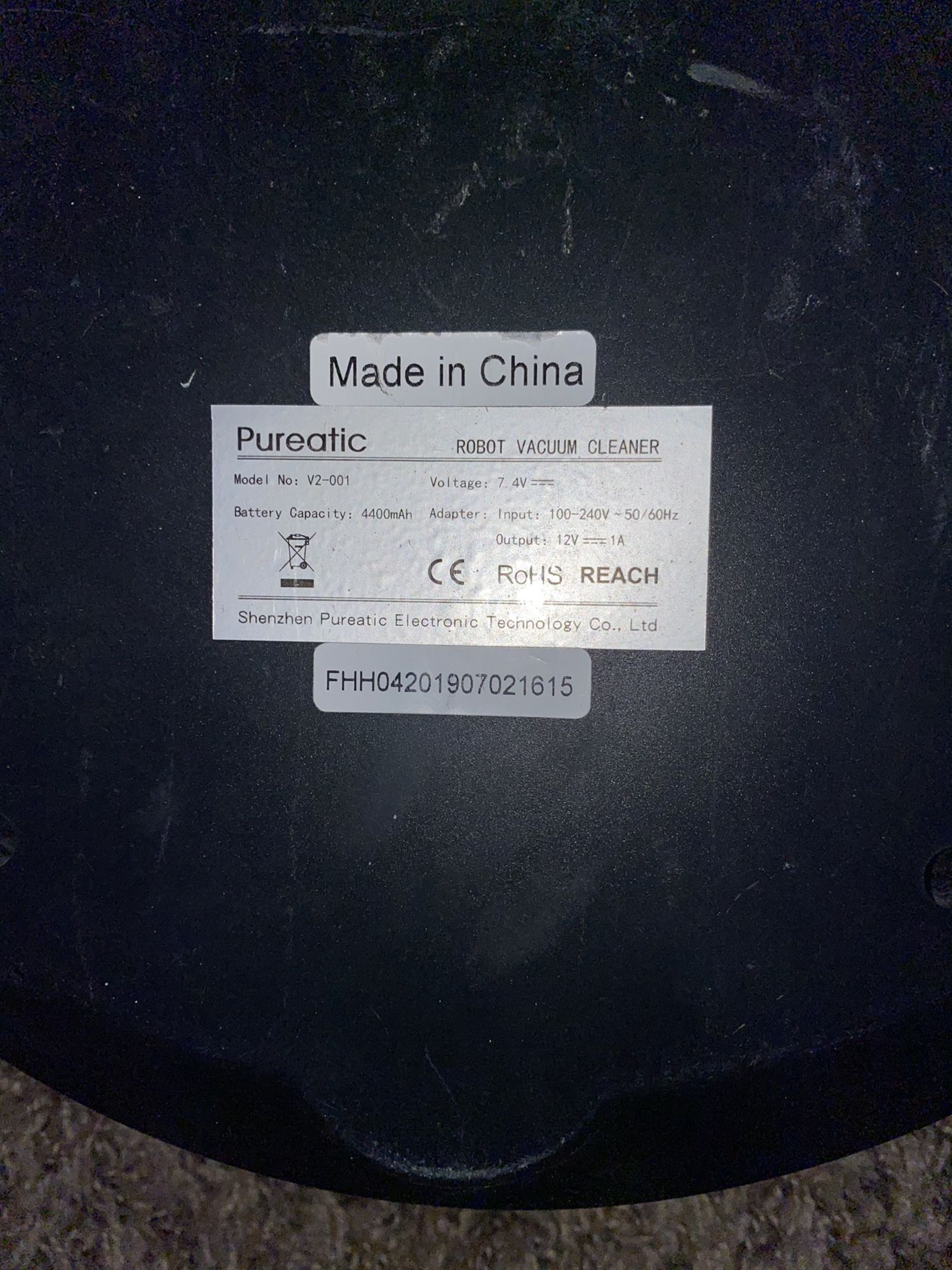 Pureatic Robot Vacuum Cleaner